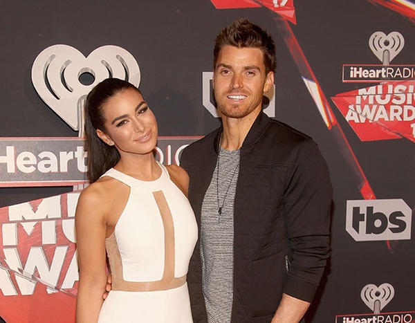 Luke Pell & Ashley Iaconetti from iHeartRadio Music Awards 2017: Red